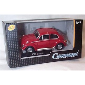 corgi Cararama red hard top Volkswagen Beetle car 1:43 scale diecast model