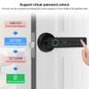 FUSYTULY WiFi Tuya Smart Door Lock Fingerprint Biometric Digital Electronic