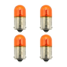 BSK 12V RY10W BAU15S 5009 Amber Turn Signal Light Bulbs - Pack of 4