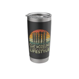 Retro Clay Modeling Lifestyle Sculptor Stainless Steel Insulated Tumbler