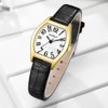 Szaikyri Barrel-Shaped Watch for Women with Easy Read Arabic Numerals