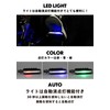 GORIX Bicycle Pedal, LED Light, Flat Pedal, 3 Bearings, Aluminum