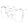 Clothes dryer attachment for wheel Wäschespinne Camping Klemmfix holder SAT