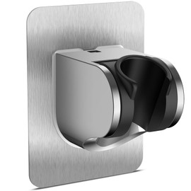 Digiroot DIGIROOT Duschkopfhalterung Ersatz, verstellbare 3-Winkel-Duschhalterung, stark haftende Universal ABS Duschhalterung Wandhalterung verchromt kein Bohren f??r Home Hotel Badezimmer