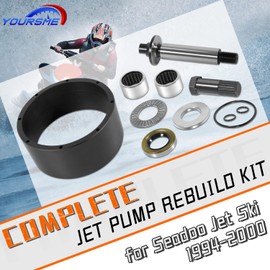 Complete Jet Pump Rebuild Kit and Impeller Removal Installation Tool Fit for 1994-2002 SeaDoo RFI GS GSI GSX GTI GTX HX SP SPI SPX XP