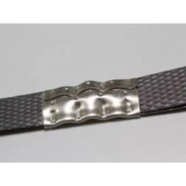 Naliplastic   (2000 Pz)  Grapas Metalica Para Fleje Plástico De 1/2