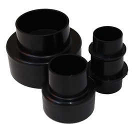 Scheppach 75200703 Suction Adapter Suction Manifold Hose Adapter Set, Universal Application, 4 Pieces, Extraction Systems Reduction Set, Game Crevice Nozzle, Suction