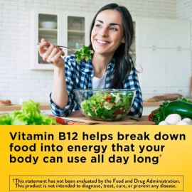 Nature Made Vitamina B12 Extra Strenght 2500 Mcg 60 Tabletas Suplemento Con Vitamina Del Complejo B Que Ayudan A Descomponer Los Alimentos En Energía Que Tu Cuerpo Puede Usar Todo El Día