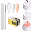 6 en 1 Kit Gel de Uñas Constructor, Gel para