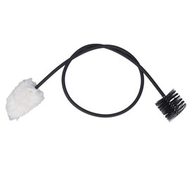 Saxophone Neck Cleaning Brush 50cm Bendable Metal Cotton Thread and Nylon Saxophone Double End Swab Neck Cleaner