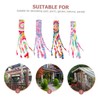 Mipcase 4Pcs Tie Dye Windsock Flags Durable Outdoor Hanging Decor