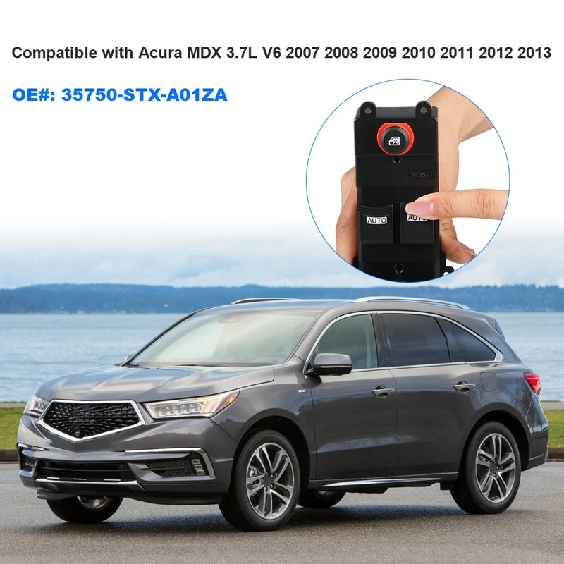 WMPHE Compatible with Driver Side Master Power Window Switch Acura