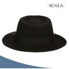 Scala Classico Men's Crushable Wool Felt Fedora (Large, Olive)