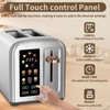 SEEDEEM 2 Slice Stainless Steel Toaster, Touch LCD, 7 Shade,