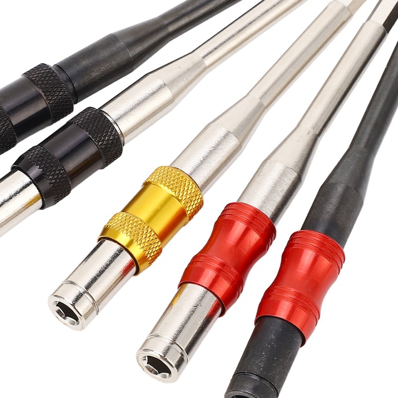 5Pcs Drill Bit Extension 1/4in Hex Shank Magnetic Screwdriver Bit
