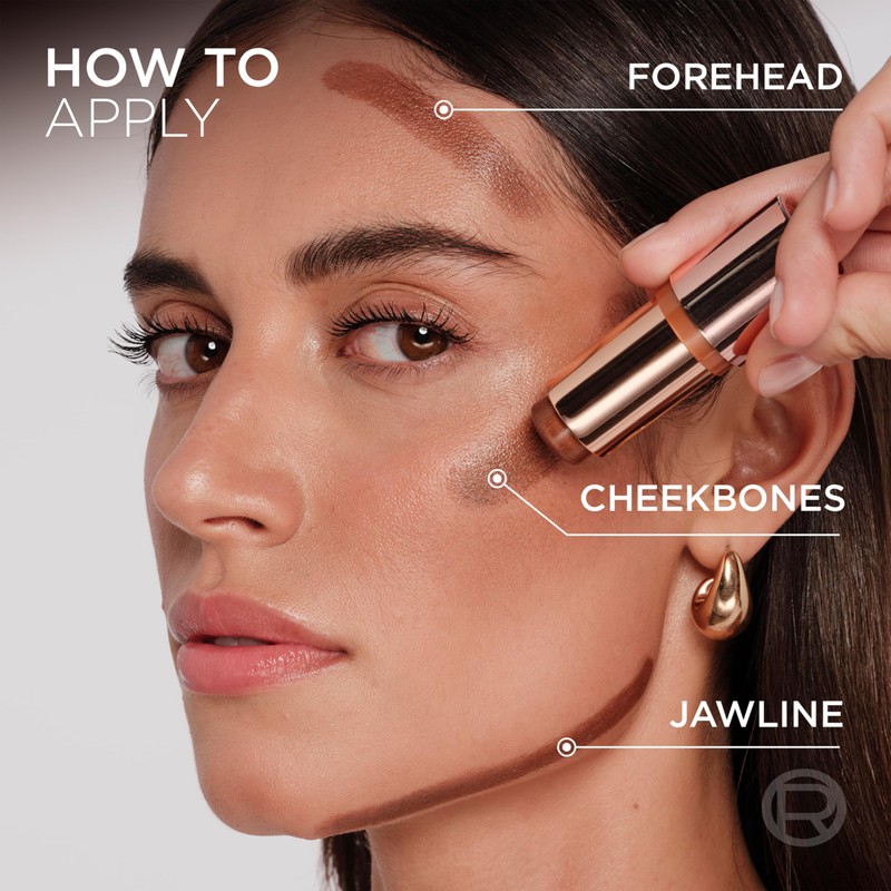 L'Oréal Paris Bronzer Stick, Lumi Bronze Le Stick Soleil, Cream-to-Powder