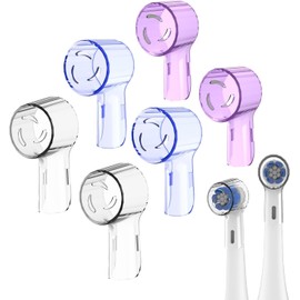 Funda Para Cabezal De Cepillo Eléctrico, Funda de Viaje para Cepillo 6 Fundas Cepillo De Dientes De Viaje, Cabeza de Pincel IO de Serie Compatible, Pro 1000, 1500, 5000, 7500