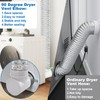 90 Degree Dryer Vent Elbow, Dryer Vent Connector Kit for