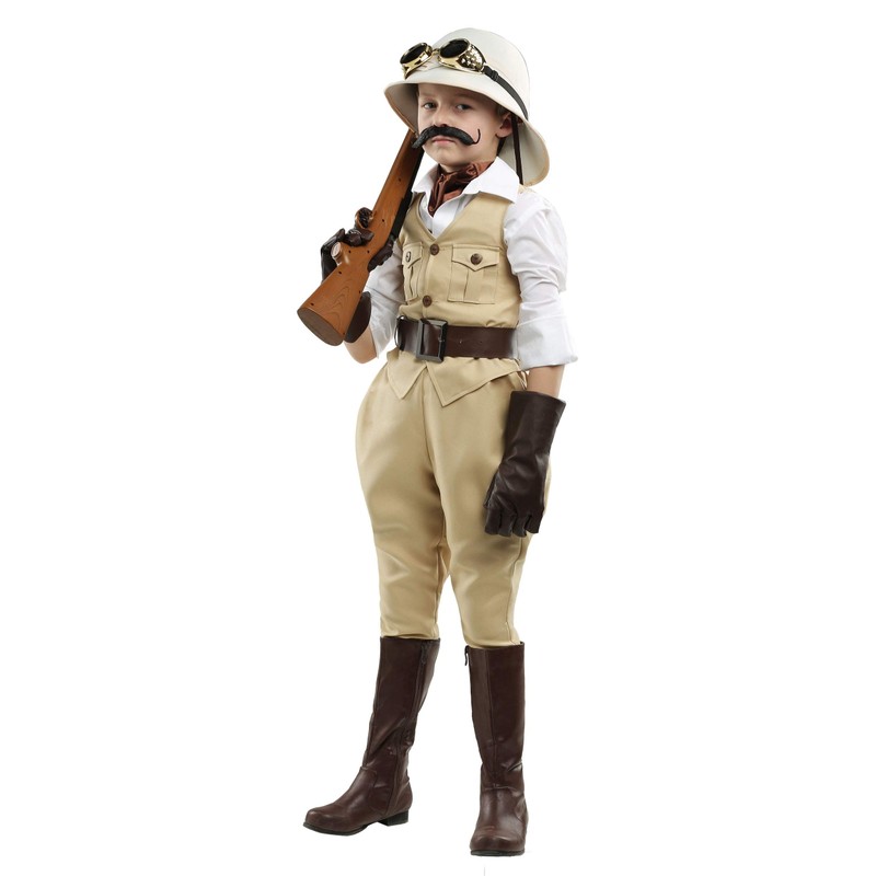 Safari Hunter Boys Costume Small