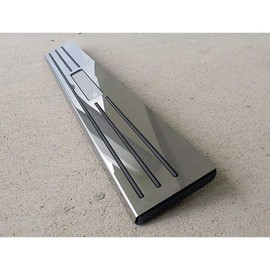 Elite Auto Chrome Steel Door Sill w/Tread Cutouts fits Ford Thunderbird 2002-06