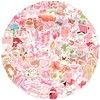 100 Pieces Coquette Stickers - Aesthetic Pink Cute Stickers for