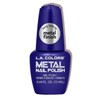 L.A. COLORS Metal Nail Polish, Glacier (Coated Bottle) CNL156A