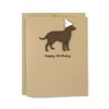 Chocolate Labrador Retriever Birthday Card | Handmade Chocolate Lab Greeting