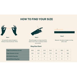 Shapes Studio Trio Linked Ring, Link Ring (Acacia), Minimalism style for women, Never Tarnish (Four Band (two silver), 7)