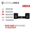 HANNLOMAX HX-1079BT CD Music System, CD Player, PLL FM Radio,