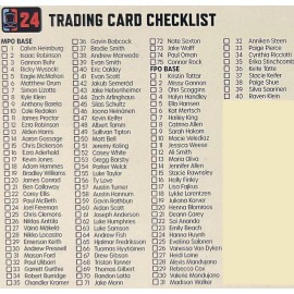 2024 DGPT Disc Golf Trading Cards Complete MPO(75) FPO(40) Base Set