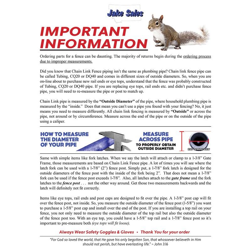 Jake Sales Pool GATE Latch: Auto Swing & Padlockable -