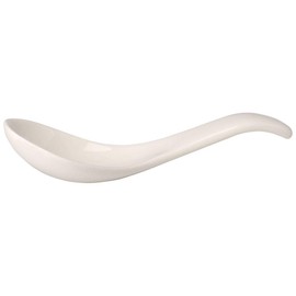 Villeroy und Boch - Soup Passion Asia Suppenlöffel-Set, 2 tlg., 14,5 cm, Premium Porzellan, spülmaschinen-, mikrowellengeeignet, weiß