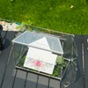 WHSLILR 12.6" Glass Card Box Wedding Card Box with Lock