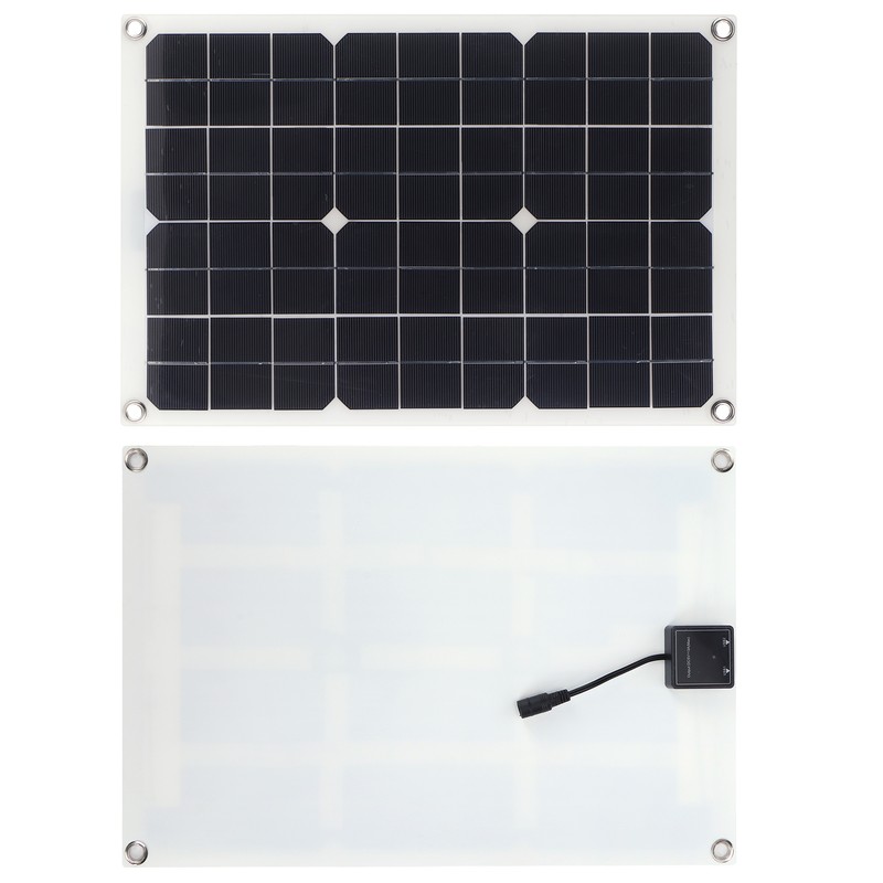 20W Solar Panel Kit Monocrystalline Photovoltaic Solar Charge Controller for