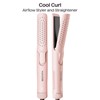 Wavytalk Cool Curl Airflow Styler, 2 in 1 Flat Iron