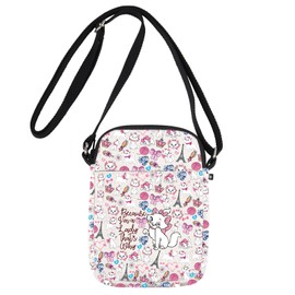 G2TUP Marie Cat Crossbody Bag Marie Cat Gifts Because I'm a Lady That's Why Marie Cat Merchandise (Because I'm A Lady CA)