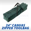 Dunnet Tools 24" Canvas Tool Bag Diy Storage Heavy Duty