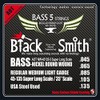 Black Smith 45-135 14 "Coated Set of 5-String Electric Bass