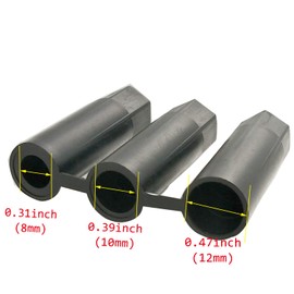 Abfer Shift Knob Adapter Car Gear Stick Shifter Replacement Kits Accessories for Most Vehicle Truck (Resin)