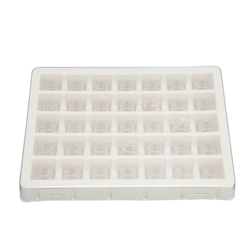 35 Pcs Mechanical Keyboard Switch Linear Dustproof Mute Long Service