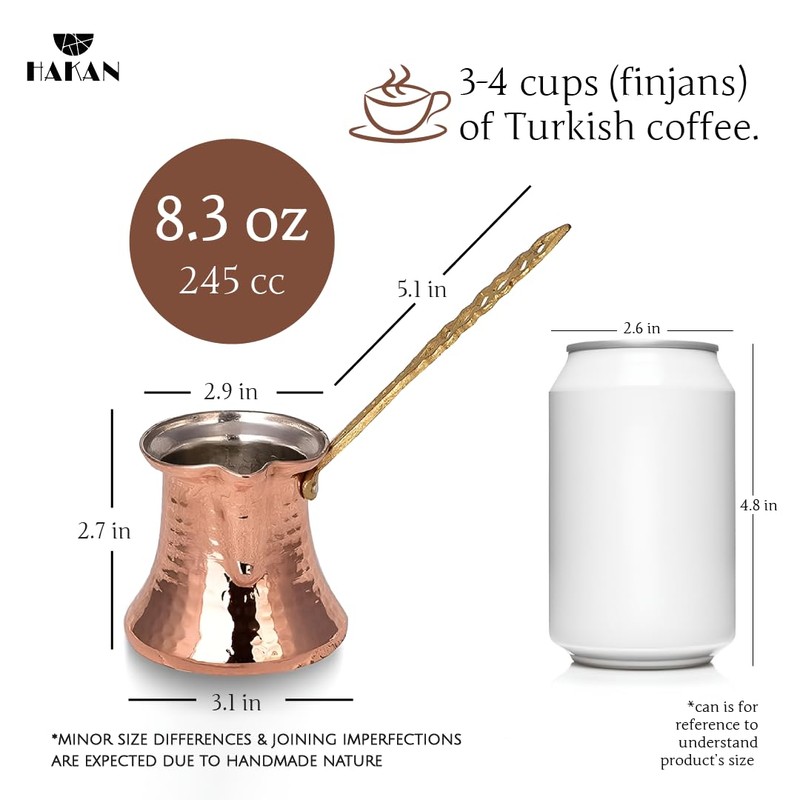 Hakan Turkish Coffee Pot | Stove Top Water Boiler, Coffee