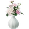 Poppy FP-0848MIX Artificial Flower Mini Pot for Buddhist Altars (Spinning) Mix, Total Length 5.1 inches (13 cm), Width 5.1 inches (13 cm), Width 5.1 inches (13 cm)