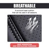 ZIMISI Leather Front Car Seat Covers, Anti-Slip Breathable Bottom Car