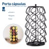 Bluelander Torre Organizador Giratoria Para Capsulas De Café Nespresso
