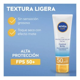 Protector Solar Control Brillo Sun Facial 50ml Nivea