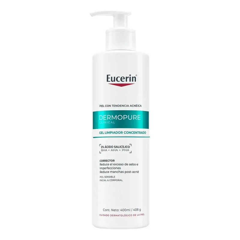Gel Limpiador Facial Eucerin DermoPure Oil Control con Ácido Salicílico