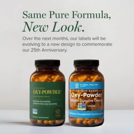 Suplemento Nutricional Global Healing Oxy Powder 120 Cápsulas Magnesio