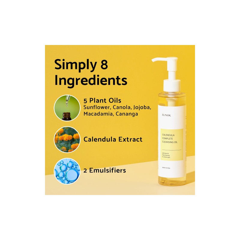 iUNIK [iUNIK]★1+1★ Calendula Complete Cleansing Oil 200ml