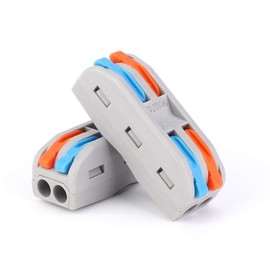 28PCS Conductor Connectors Lever Nut, 11~28AWG PCT-2-2 Color Splicing Wire Connector Box for Industrial Electrical Supplies, Conductor Compact Wire Connectors