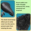 ZoeTekway Pack of 5 Saddle Protectors, Waterproof Bicycle Saddle Cover,